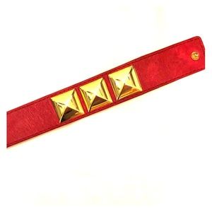 🔥 Michael Kors red snap bracelet 🔥